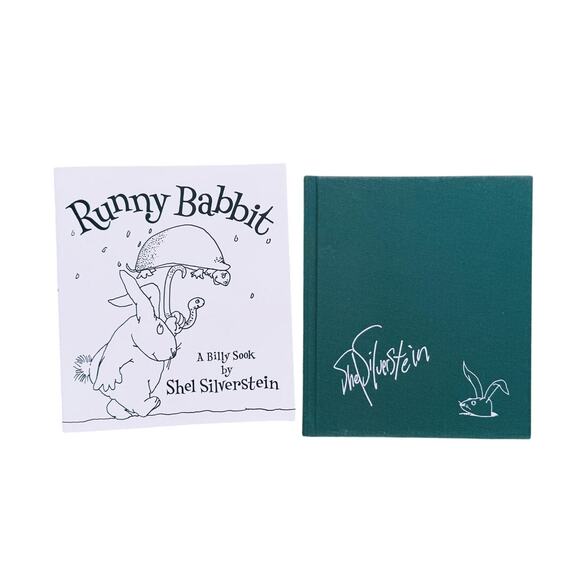 Runny Babbit A Billy Sook by Shel Silverstein FIRST EDITION Children's Rhyme - Picture 1 of 5